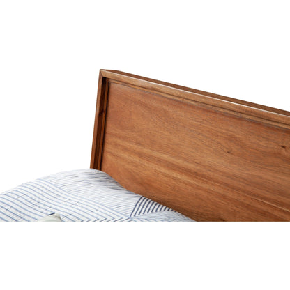 Nova Platform Bed - Honey Maple