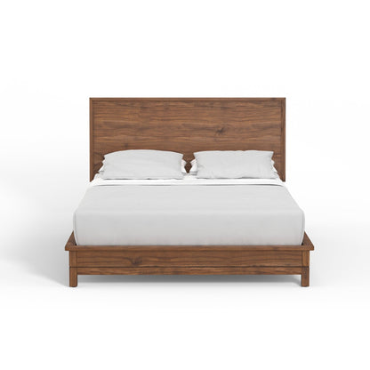 Nova Platform Bed - Honey Maple