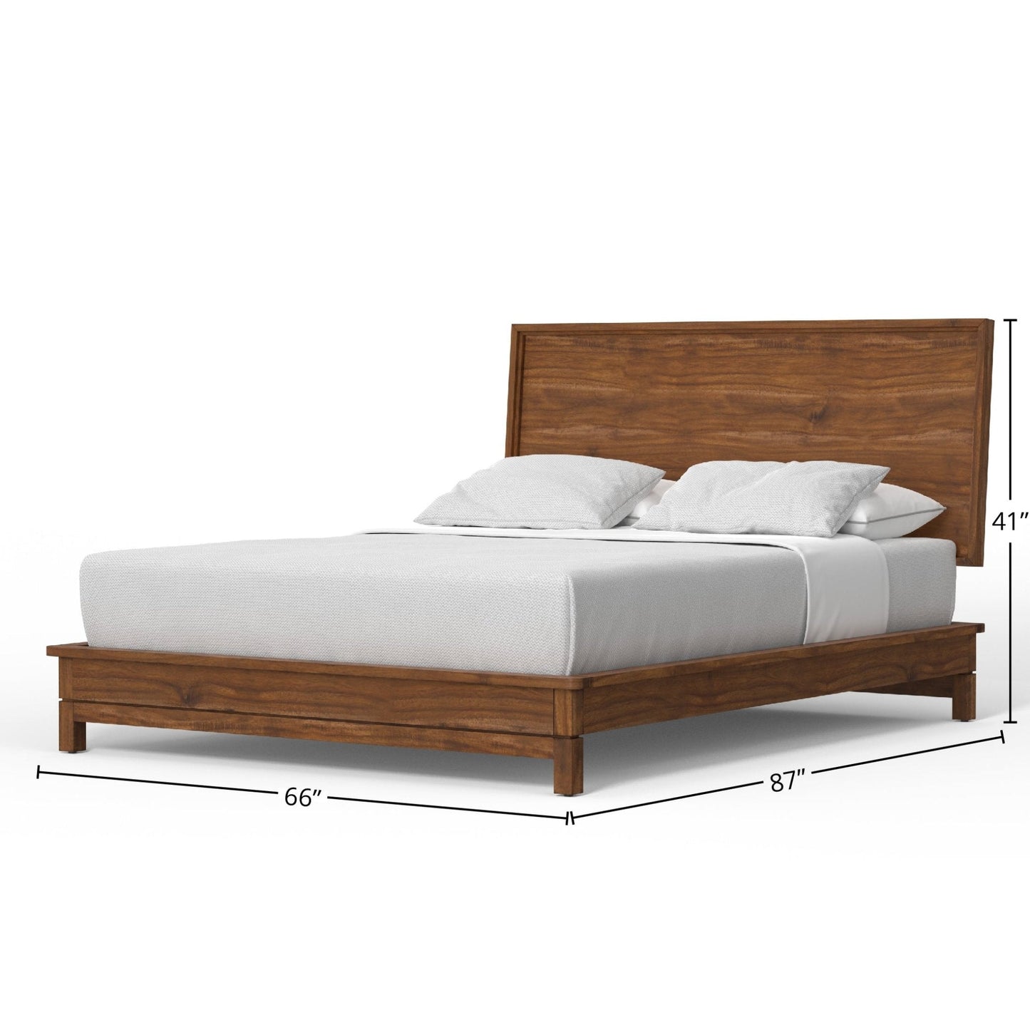 Nova Platform Bed - Honey Maple