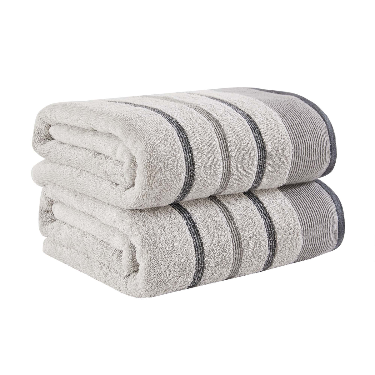 Decorative Cotton Stripe Bath Towel Set – Noelle Collection – view 96