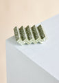 Zig-Zag Olive Green Terrazzo Soap Dish