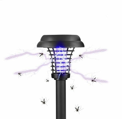 Solar LED Garden Pathway Light with Built-in Bug Zapper