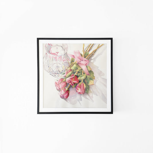 "Pink Ribbon" painting