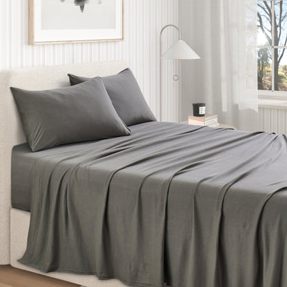 100% Organic Cotton Jersey Knit Sheets