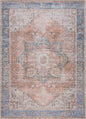 Rosman Distressed Washable Area Rug