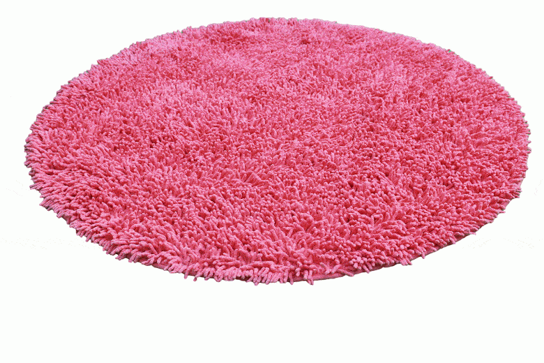 Tache Cotton Chenille Hot Pink Shag Area / Bathroom Rug (MATP)