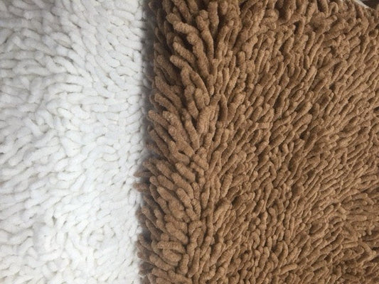 Brown Camel Cotton Chenille Area Rug, Runner and Doormat – view 3