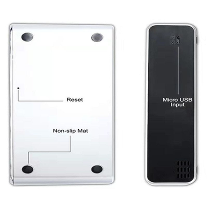 LED Alarm Clock with Wireless Charger and USB Port