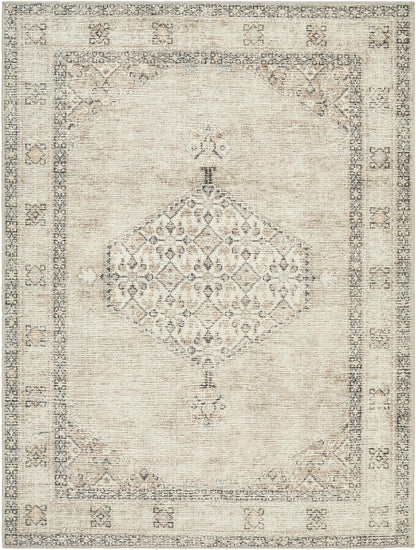 Lila Medallion Brown Area Rug