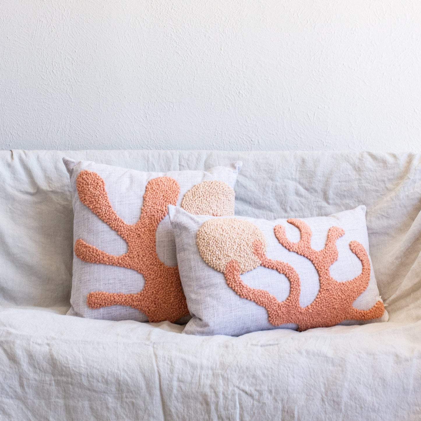 Sea Coral Throw Pillow