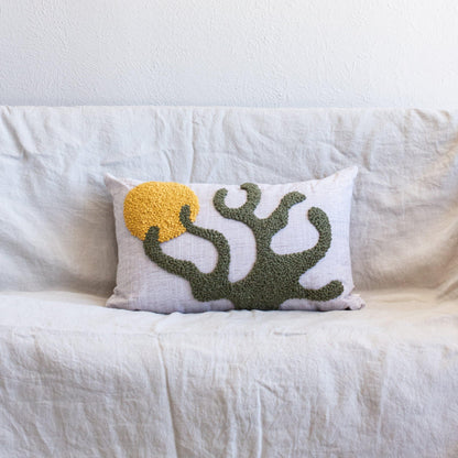 Sea Kelp Throw Pillow