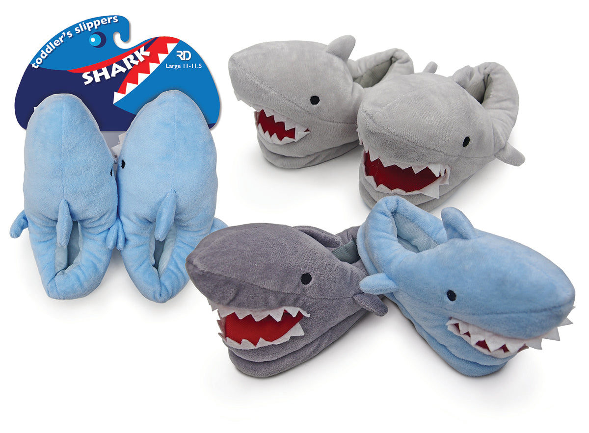 Shark Toddler Plush Slippers