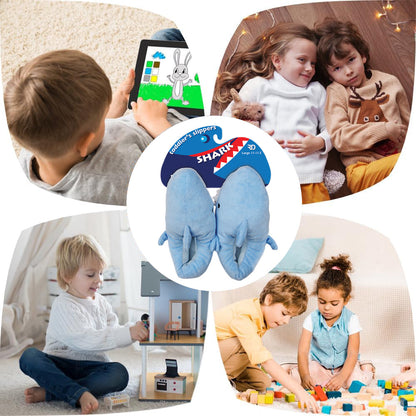 Shark Toddler Plush Slippers