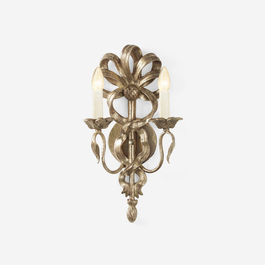 DRAVA silver sconce