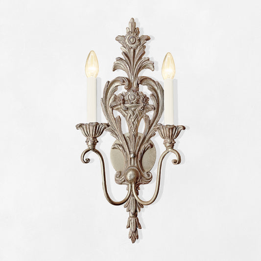 CONCETTA silver sconce