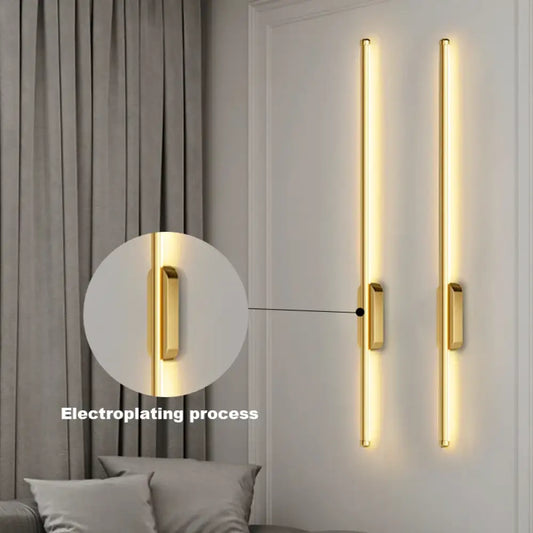 Sleek LED Nordic Wall Sconce | Bedroom & Bedside Lighting
