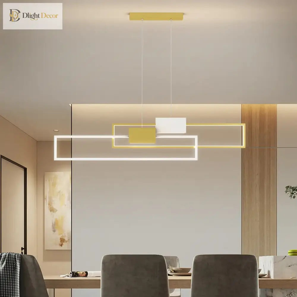 Sleek LED Pendant Light | Kitchen Island Home Lighting