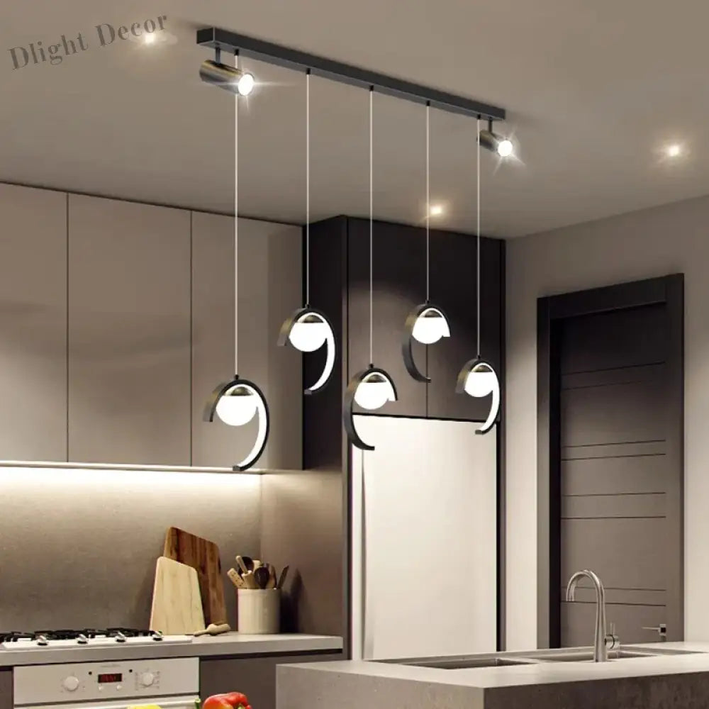 Sleek Modern Chandeliers for Dining Rooms - Stylish Pendant Lighting Fixtures for Indoor Decor