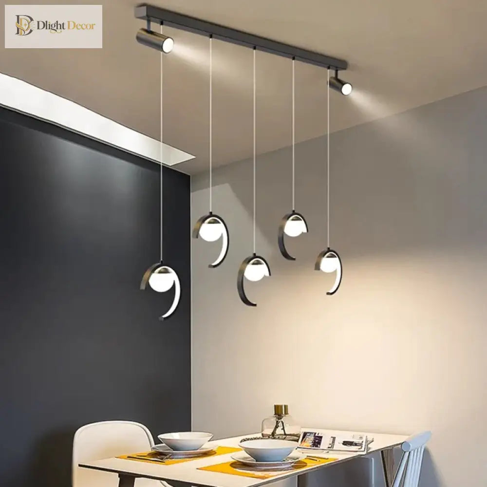 Sleek Modern Pendant Light | Dining Room Home Lighting