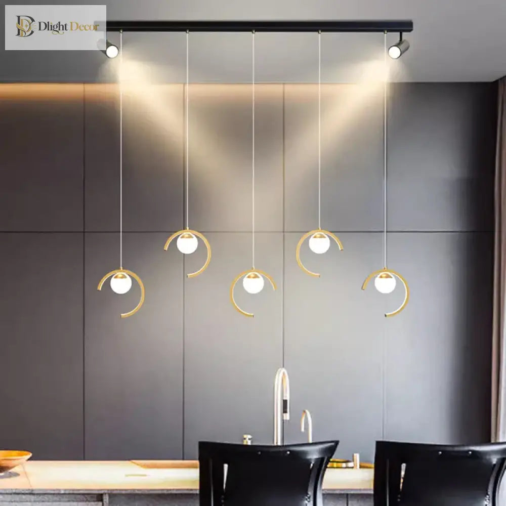 Sleek Modern Pendant Light | Dining Room Home Lighting