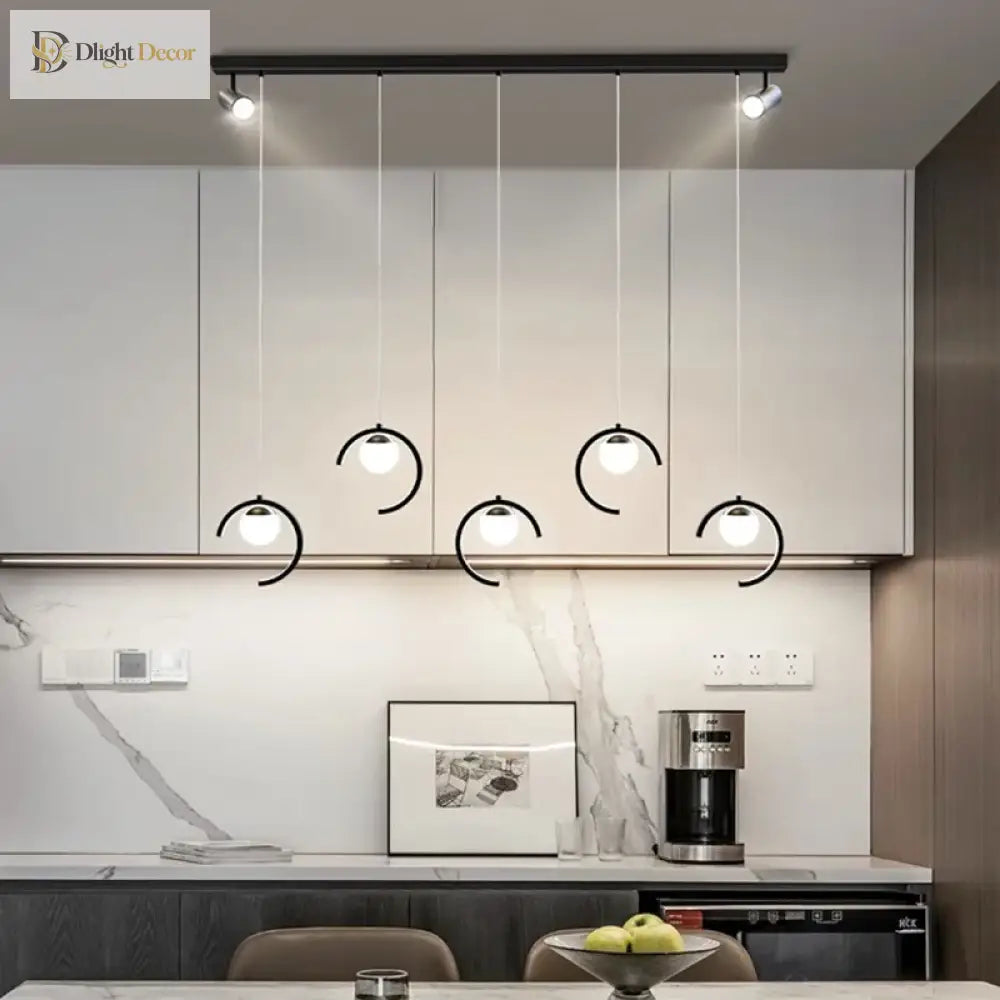 Sleek Modern Pendant Light | Dining Room Home Lighting