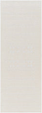 Bahar Cream Washable Area Rug