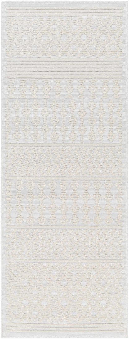 Drago White Washable Area Rug
