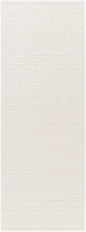 Fadey White 3D Washable Rug