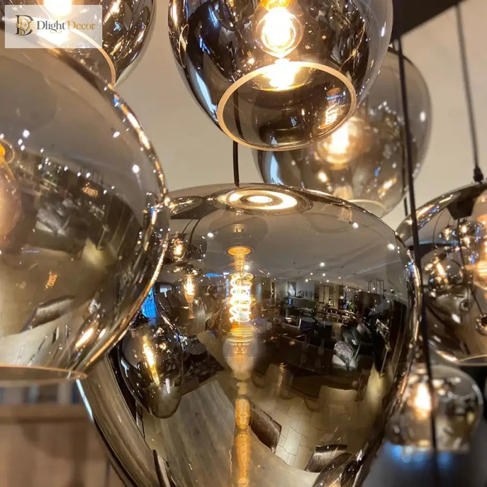 Smoky LED Nordic Chandelier | Kitchen Island Home Lighting
