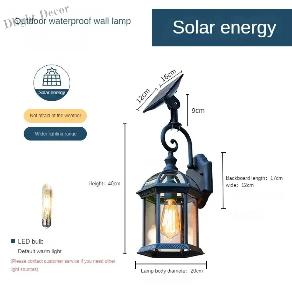 Sophia's Solar Wall Lights