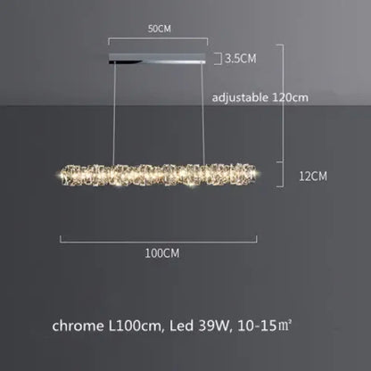 Sophisticated LED Chandelier | Dining Room Home Lighting