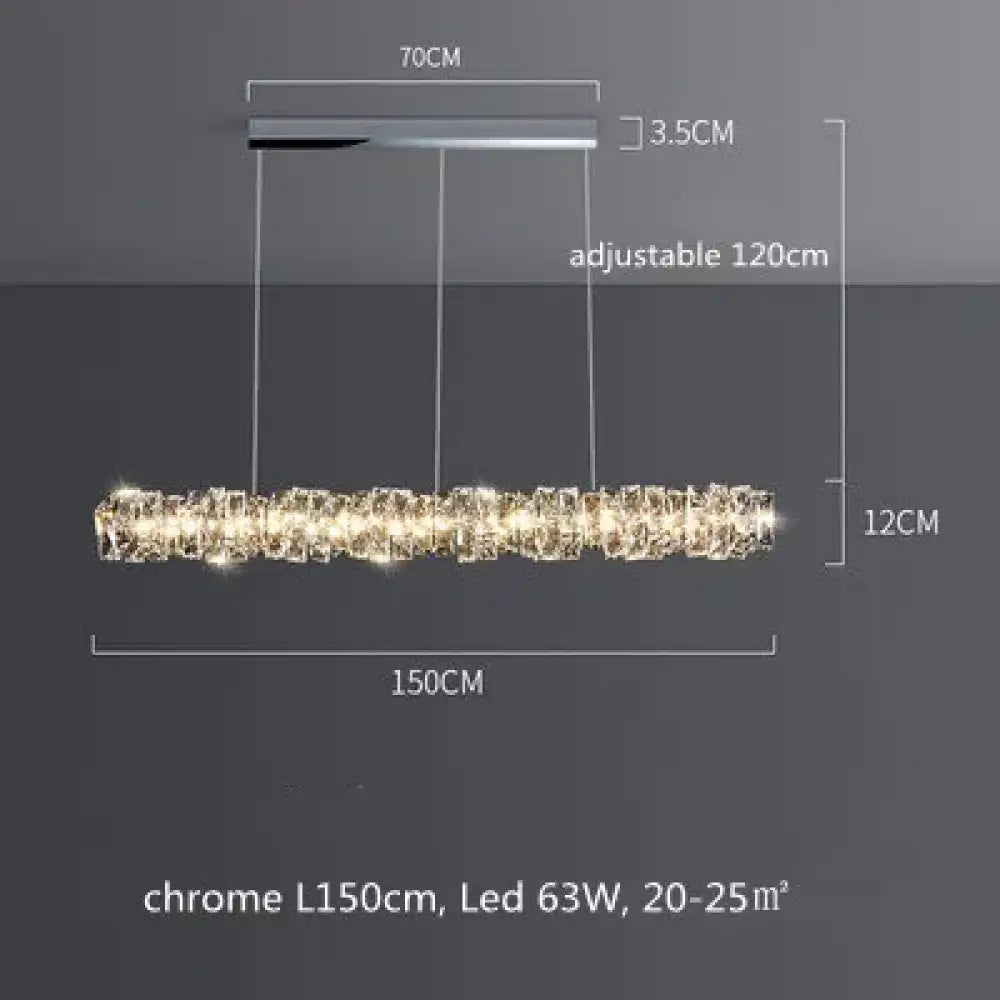 Sophisticated LED Chandelier | Dining Room Home Lighting