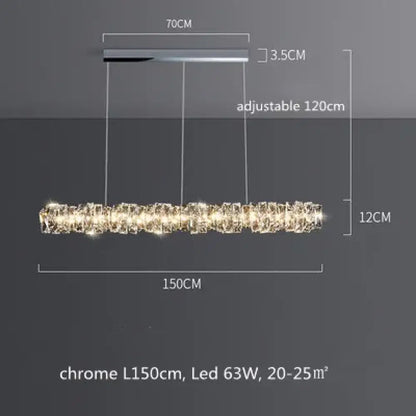 Sophisticated LED Chandelier | Dining Room Home Lighting