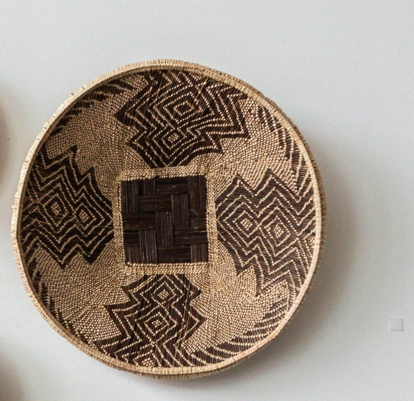 Statement Zambian Plateau African Wall Decor Basket