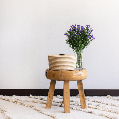 Sunga Small Ilala Palm Lidded Basket