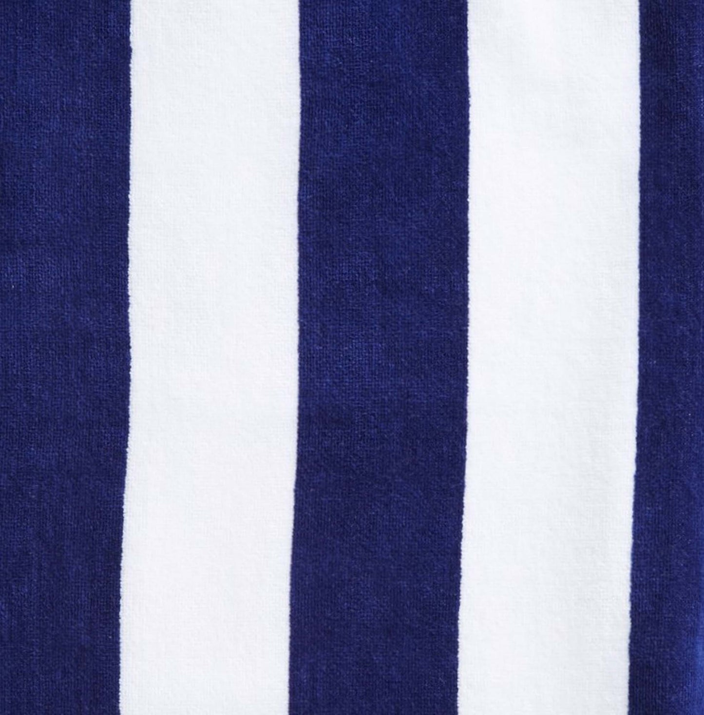 Cotton Velour Cabana Stripe Beach Towel - Novia Collection.