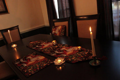 Tache Festive Down the Chimney Woven Tapestry Table Runners (DB11533)