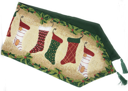 Tache Hang My Stockings By the Fireplace Table Runners (12910)