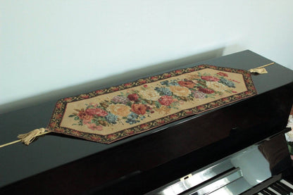 Tache Set of 3 Colorful Country Rustic Floral  Morning Awakening Table Runner Set (3089B)