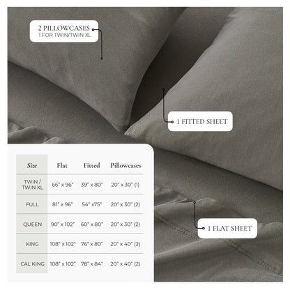 100% Organic Cotton Jersey Knit Sheets