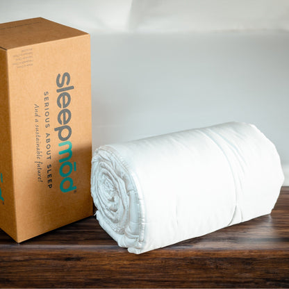 Cooling Comforter Set – Temperature-Regulating Eucalyptus Silk Comforter & Pillow Shams