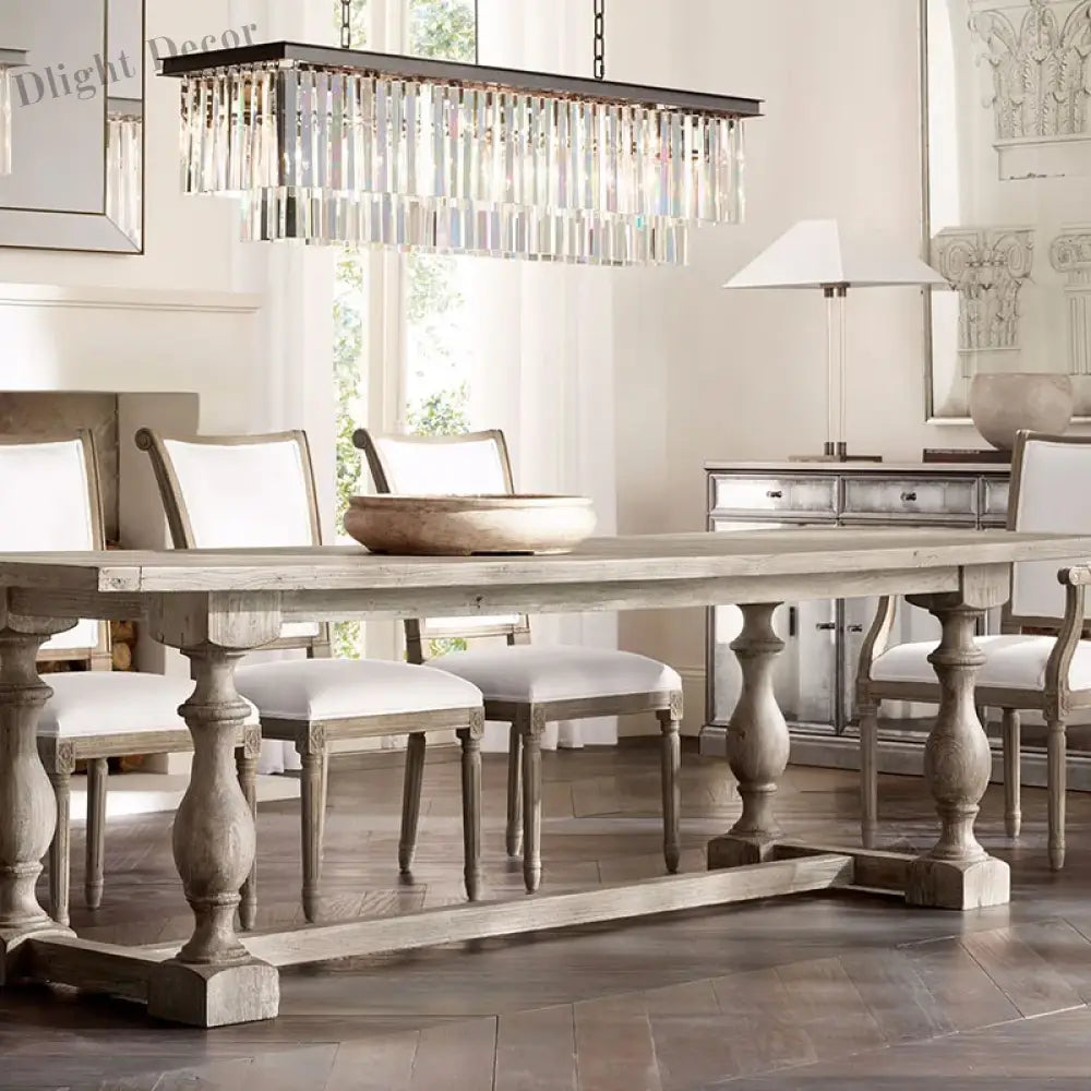 Timeless American Classic Crystal LED Chandeliers - Illuminate and Elevate Your Space with High-Quality Rectangular Lighting for Foyers, Living Rooms, and Dining Rooms