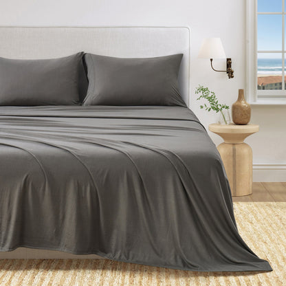 100% Organic Cotton Jersey Knit Sheets