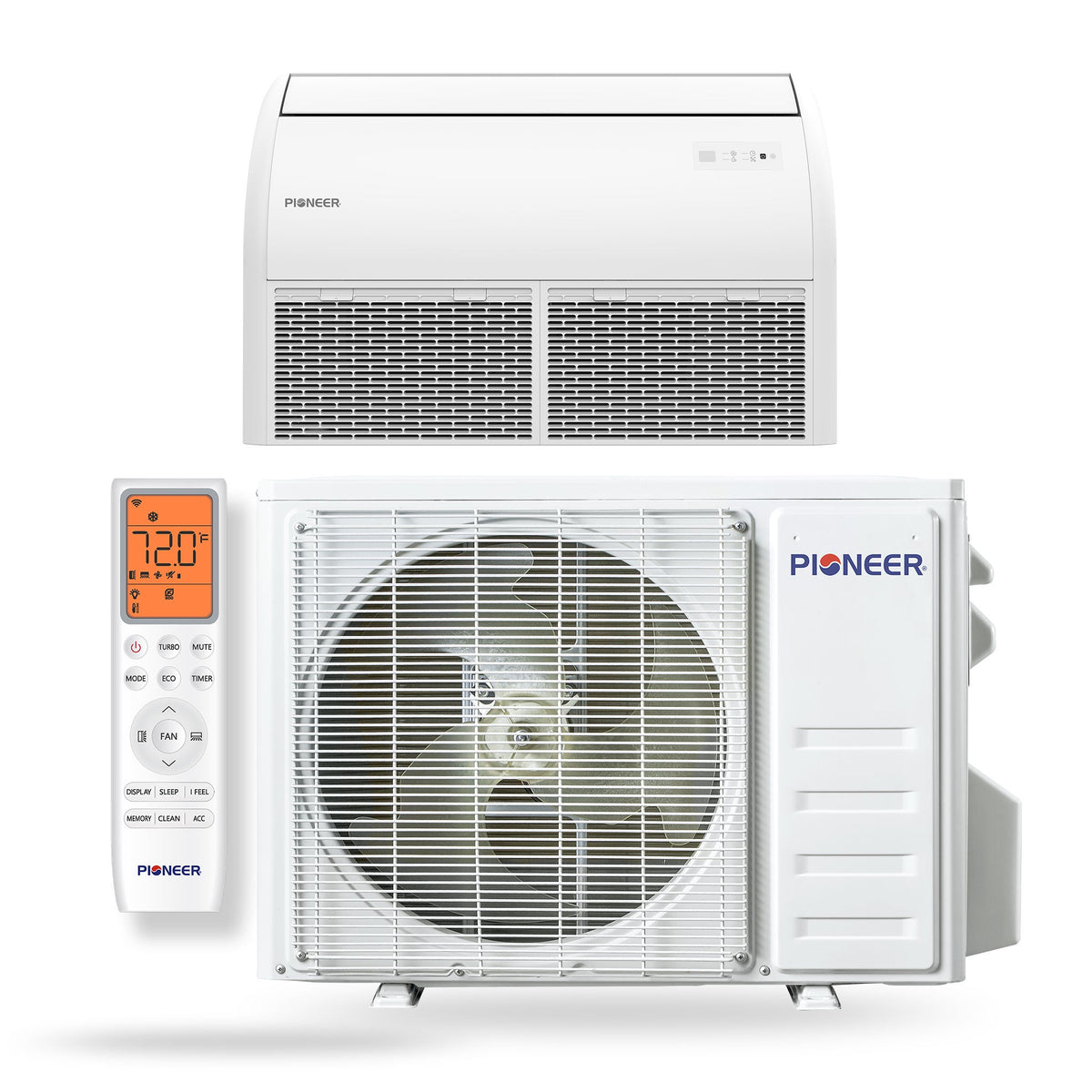 Pioneer Quantum Ultra 22,200 BTU 20 SEER2 230V Floor/Ceiling/Low-Wall Ductless Mini-Split Air Conditioner Inverter Heat Pump Full Set – view 5