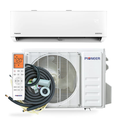 Pioneer Quantum Ultra 12,000 BTU 24 SEER2 230V High-Wall Ductless Energy-Star Mini-Split Air Conditioner Inverter Heat Pump Full Set – view 3