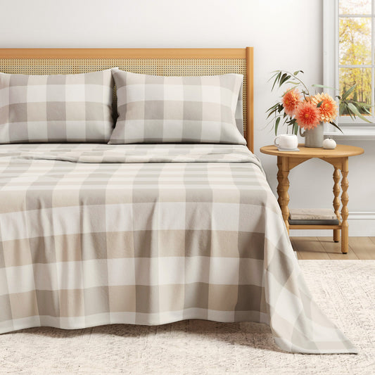 Turkish Cotton Flannel Sheet for Enduring Winter Comfort