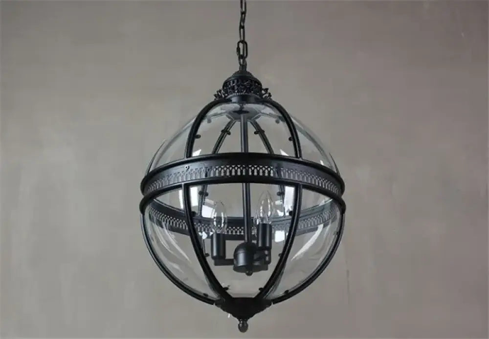 Vintage Loft Globe Pendant Lights - Retro Outdoor Lighting for Garden and Yard