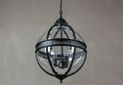 Vintage Loft Globe Pendant Lights - Retro Outdoor Lighting for Garden and Yard