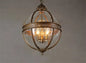 Vintage Loft Globe Pendant Lights - Retro Outdoor Lighting for Garden and Yard