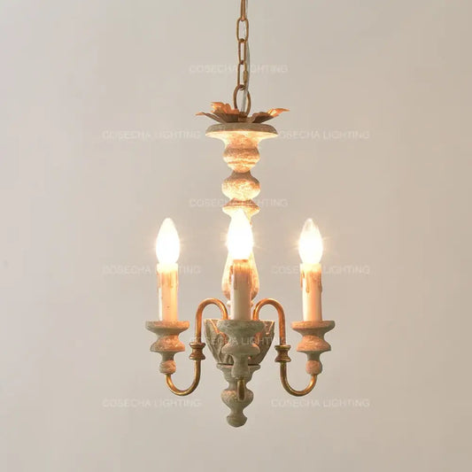 Vintage Retro Wood Pendant Light | Kitchen Island Lighting